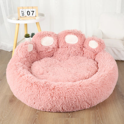 Fluffy Dog Bed Sofa Basket