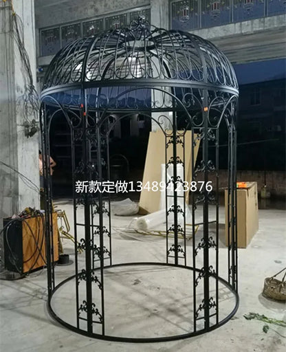 Bird Cage Outdoor Garden Shopping Mall Hot Pot Restaurant Oversized Bird Cage Metal Giant Cage