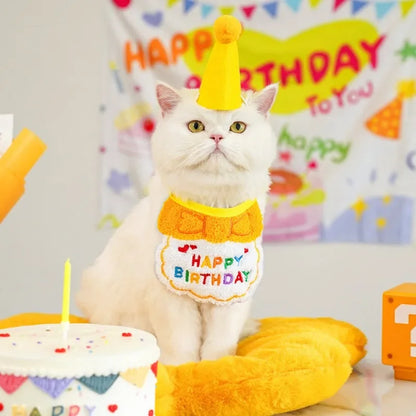 Birthday Hat & Bandana Set