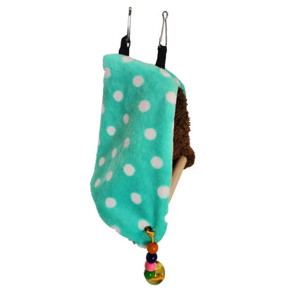 Parrot Nest Pet Bird Snuggle Hammock Hanging Plush Cave Cage Tent Bed for Parrot Cockatoo Conure Lovebird Finch
