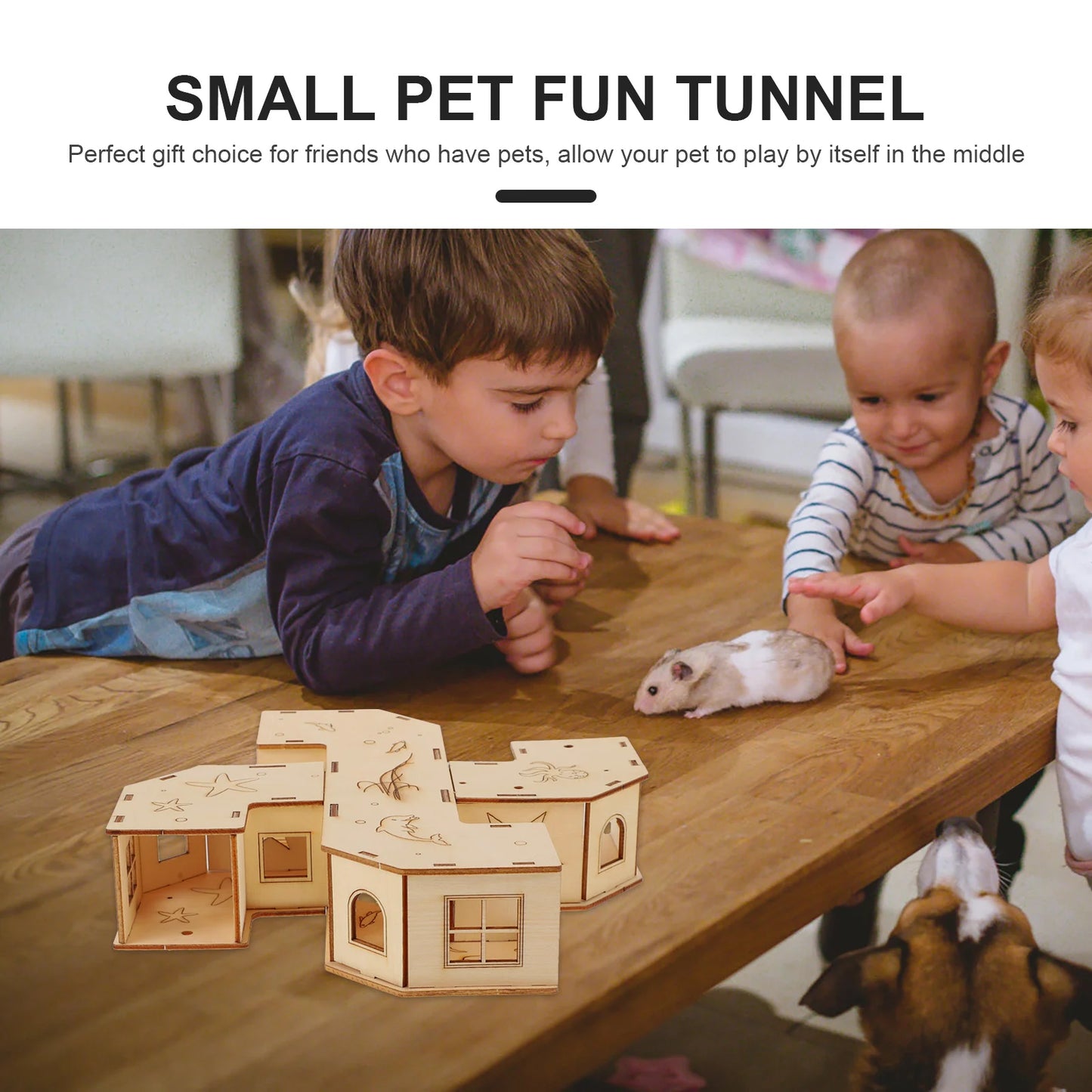Hamster Tunnel Toy Plaything Small Pet Hidden House Gerbil Labyrinth Climbing Toys