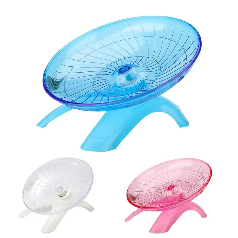 Hamster Running Wheel Super Silent 7 Inch Acrylic Running Disc Toy Thickened And Sturdy Hamster Accessories For Hamsters Gerbils