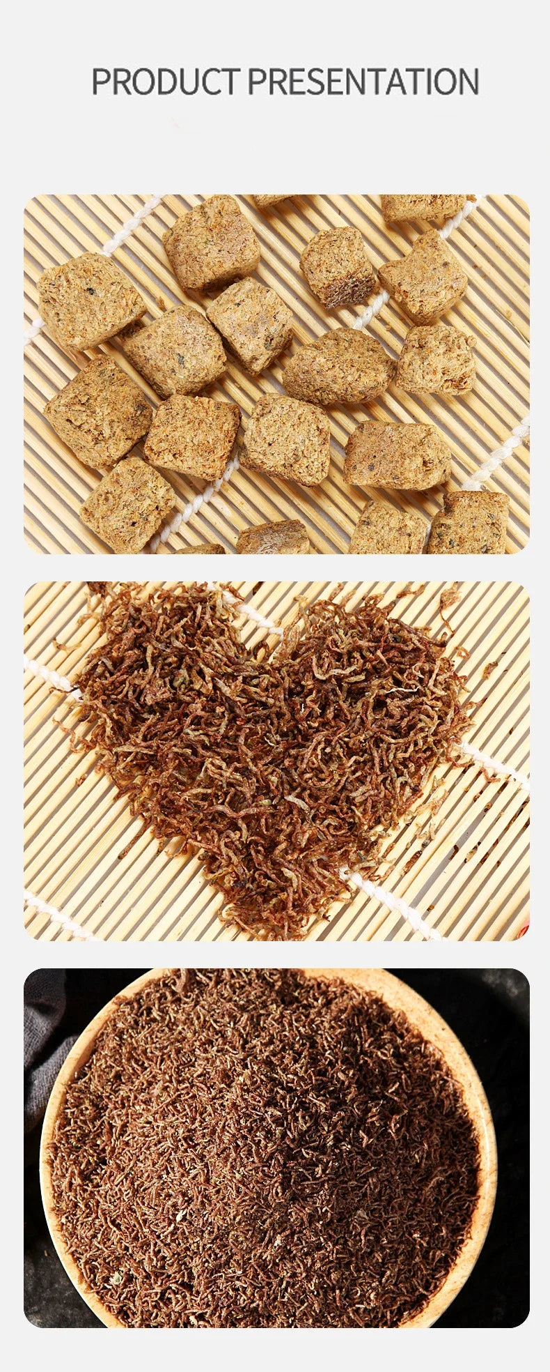 YEE Freeze Dried Artemia Salina Red Blood Worm Fish Food Feed for All Kinds of Tropical Aquarium Small Food