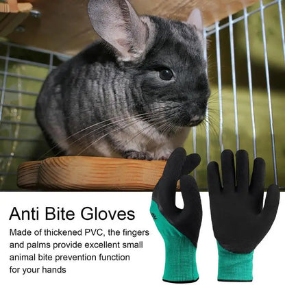 Pet Bite-resistant Gloves Anti Scratch Thickened Hand Protection Pet Training Assistant For Cats Dogs Squirrels Hamsters Birds