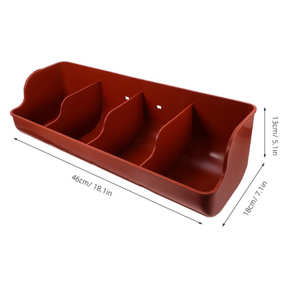 Automatic Goat Supplies Cow Drinking Water Bowl 46x18cm Plastic Horse Feeder Chicken Bucket