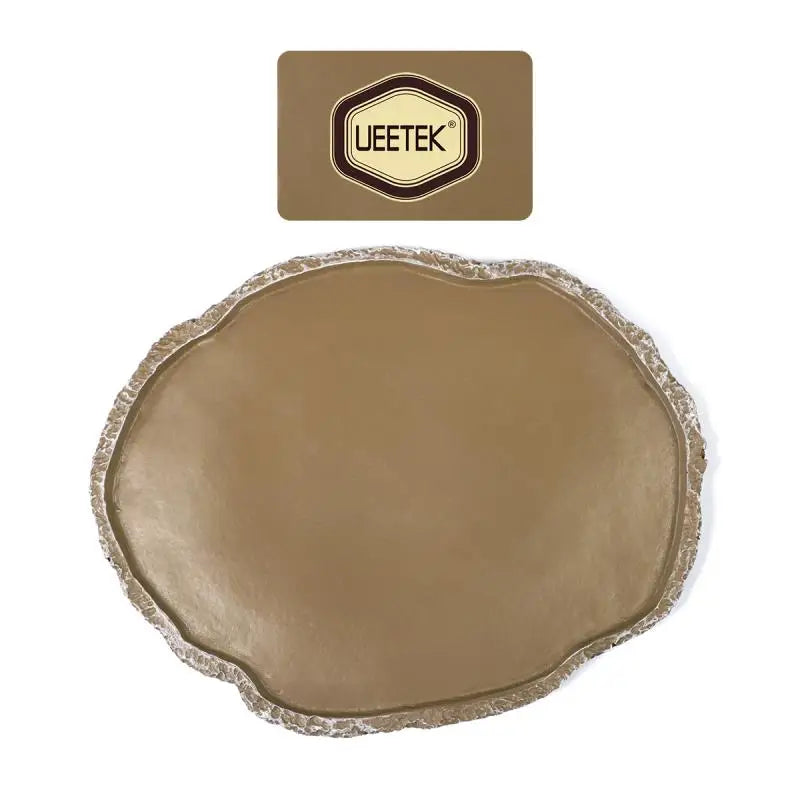 Pets Feeding Plate Reptile Bowl Turtle Gecko Snake Breeding Tray Resin Vivarium Food Water Dish Fogger