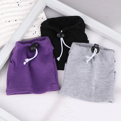 Cute Lizard Clothes Round Neck Sleeveless Pullover Top Breathable Reptile Bearded Dragon T-Shirt Vest Top Small Animals Clothes