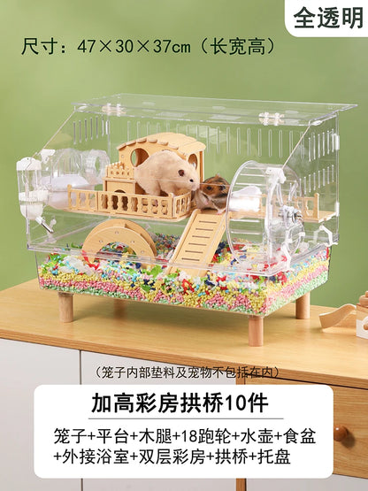 Hamster Cage Djungarian Hamster Special Cage Super Cheap Big Villa Basic Cage All Products Set Complete