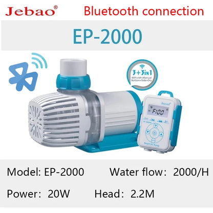 Jebao 2023 New Water Pump Ultra-quiet EP Submersible Water Pump Fountain Pump Filter Fish Pond Aquarium Bottom Suction Pump