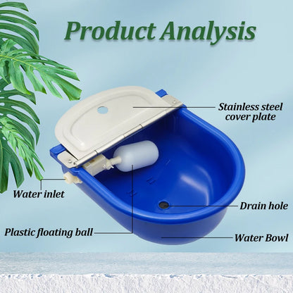 Livestock Cattle Goat Water Drinker Bowl Automatic Water Bowl Float Valve Cow Horse Drinking Bowl Farm Animal Feeding Eqipments
