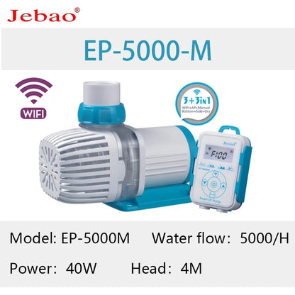 Jebao 2023 New Water Pump Ultra-quiet EP Submersible Water Pump Fountain Pump Filter Fish Pond Aquarium Bottom Suction Pump