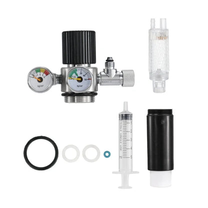 CO2 Generator Filter Value Double Meter Fish Tank CO2 Control Carbon Fiber Filter Element Accessories Filter Aquarium DIY