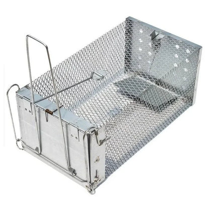 1pc Iron Sensitive Rat Trap Rat Catcher Cage for Chipmunks Rats Hamsters Similar-sized Live Rodents