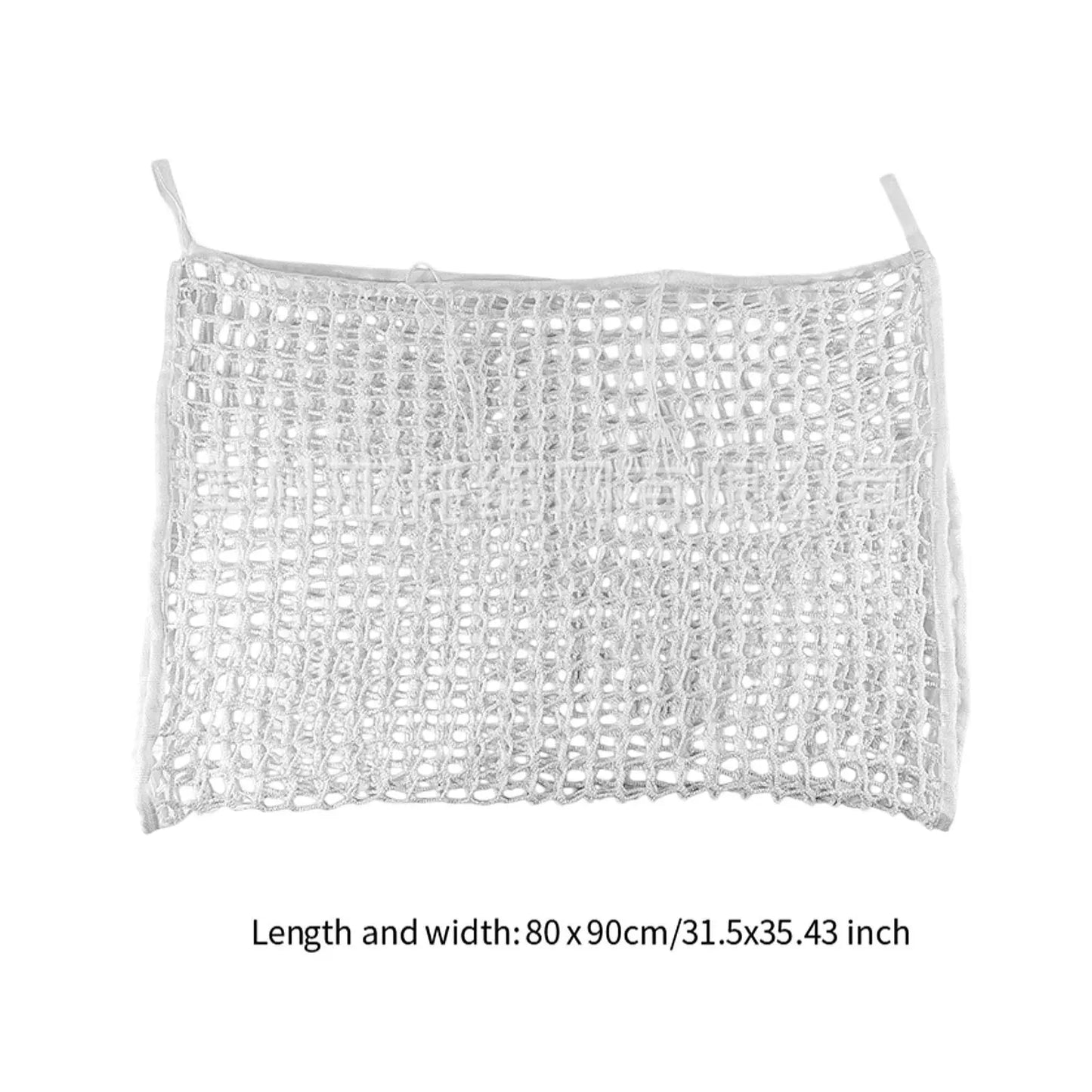 Hay Bag for Horses Slow feed Hay Net Portable Space Saving Hanging Mesh Bag Horse Feeder for Full Day Feeding Trailer Stall