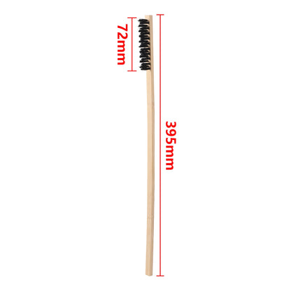 2 Pcs Bird Cage Cleaning Brush Long Wooden Handle Multi-function Bird Cleaning Supplies Durable Suitable For Parrot Cage Brush