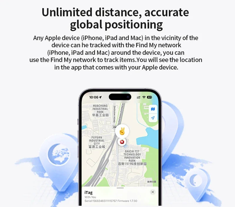 Anti-lose Security Finder Tracker Smart Tag for Apple Find My Key Bluetooth GPS Tracker For Wallet Pet Luggage IOS MFi Finder