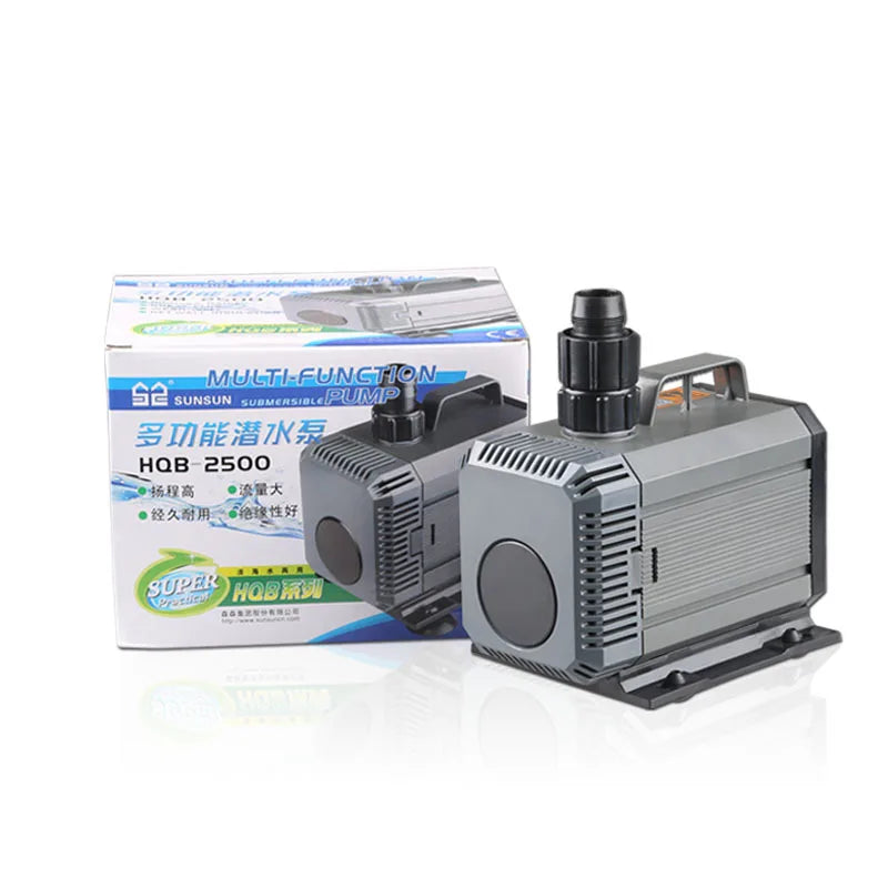 Aquarium Submersible Pump 220-240V Fountain Filter Fish Pond Silent Pump Amphibious Water Tank Fountain Side Suction Pump