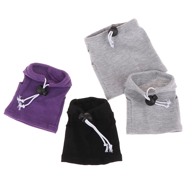 Cute Lizard Clothes Round Neck Sleeveless Pullover Top Breathable Reptile Bearded Dragon T-Shirt Vest Top Small Animals Clothes