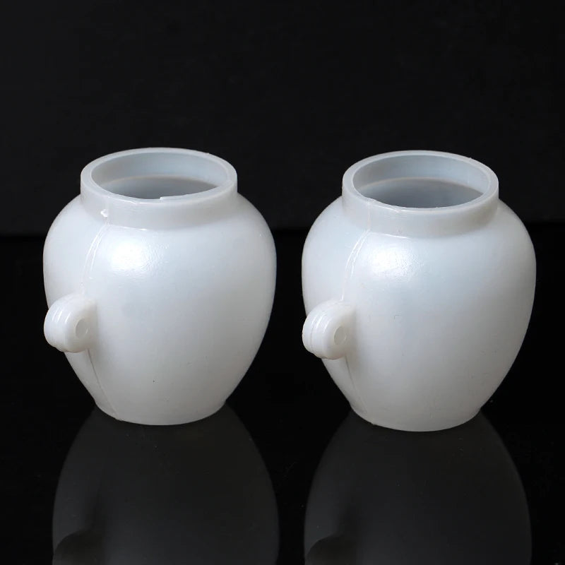 2pcs Mini Bird Parrot Food Bowl Water Bowl Feeder Plastic Pigeons Birds Cage Sand Cup Feeding Holder Bird Feeder Outdoor