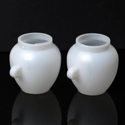 2pcs Mini Bird Parrot Food Bowl Water Bowl Feeder Plastic Pigeons Birds Cage Sand Cup Feeding Holder Bird Feeder Outdoor