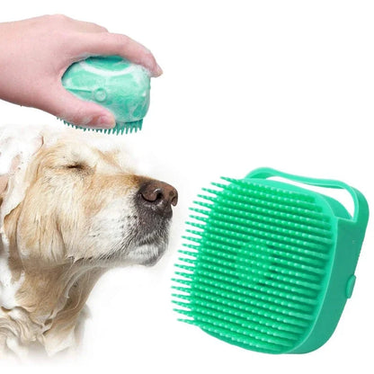 Soft Silicone Pet Shampoo Brush