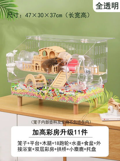 Hamster Cage Djungarian Hamster Special Cage Super Cheap Big Villa Basic Cage All Products Set Complete