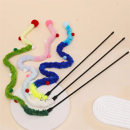 1/2PCS Pet Supplies Attract And Entertain Your Cat Lovely Cat Stick Interactive Play Interactive Toys Easy To Use And Clean