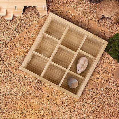 Maze Hamster Toy Hamster Play Toys Gerbil Maze Wooden Funny Toy Hamster Toys Gerbil Maze Small Pet Animals Activity With