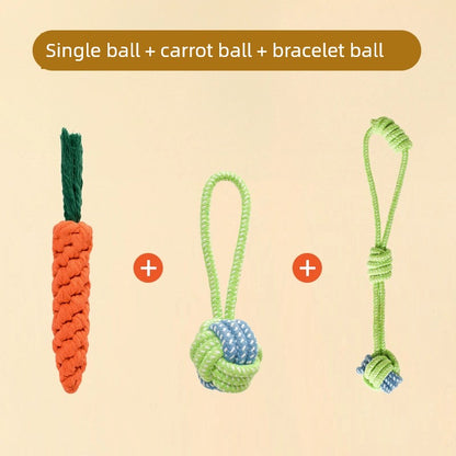 Knot Ball Labrador Border Collie Golden Retriever Tug of War Rope Dog