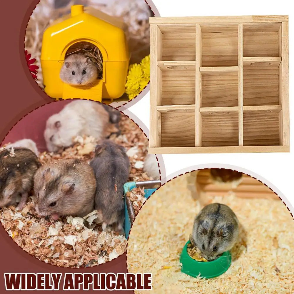 Maze Hamster Toy Hamster Play Toys Gerbil Maze Wooden Funny Toy Hamster Toys Gerbil Maze Small Pet Animals Activity With
