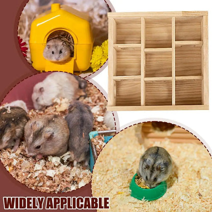 Maze Hamster Toy Hamster Play Toys Gerbil Maze Wooden Funny Toy Hamster Toys Gerbil Maze Small Pet Animals Activity With