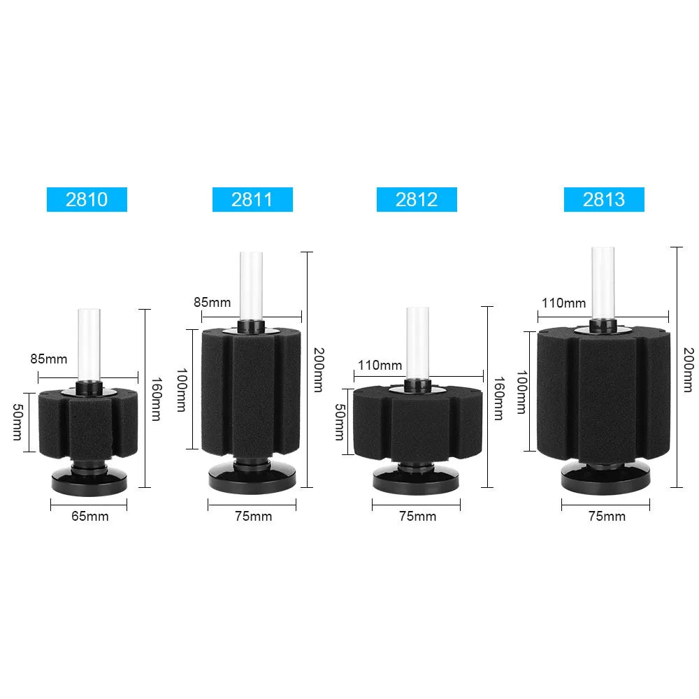Water Fairy Biochemical Cotton Filter  SG-2810 SG-2811 Mini Fish Tank Pneumatic Filter Silent Narcissus Sponge Filter Aquarium