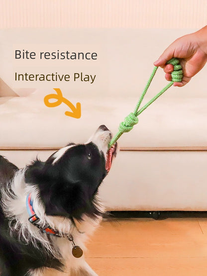 Knot Ball Labrador Border Collie Golden Retriever Tug of War Rope Dog