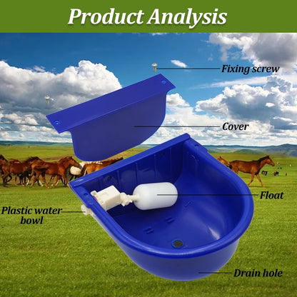 Livestock Cattle Goat Water Drinker Bowl Automatic Water Bowl Float Valve Cow Horse Drinking Bowl Farm Animal Feeding Eqipments