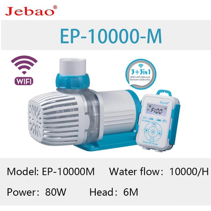 Jebao 2023 New Water Pump Ultra-quiet EP Submersible Water Pump Fountain Pump Filter Fish Pond Aquarium Bottom Suction Pump
