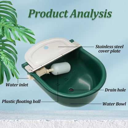 Livestock Cattle Goat Water Drinker Bowl Automatic Water Bowl Float Valve Cow Horse Drinking Bowl Farm Animal Feeding Eqipments