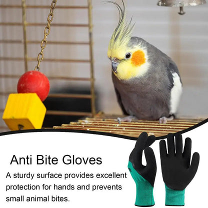 Pet Bite-resistant Gloves Anti Scratch Thickened Hand Protection Pet Training Assistant For Cats Dogs Squirrels Hamsters Birds