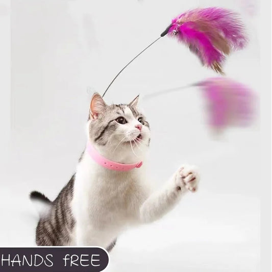 Interactive Feather Teaser Stick