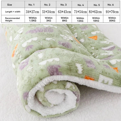 Soft Flannel Pet Bed Blanket