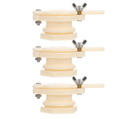 3 Pcs Honey Valve Extractor Gate Beekeeping Tools for Tap Abs Machine Plug Beekeeper