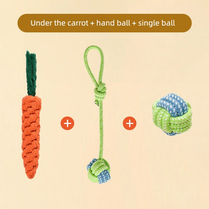 Knot Ball Labrador Border Collie Golden Retriever Tug of War Rope Dog