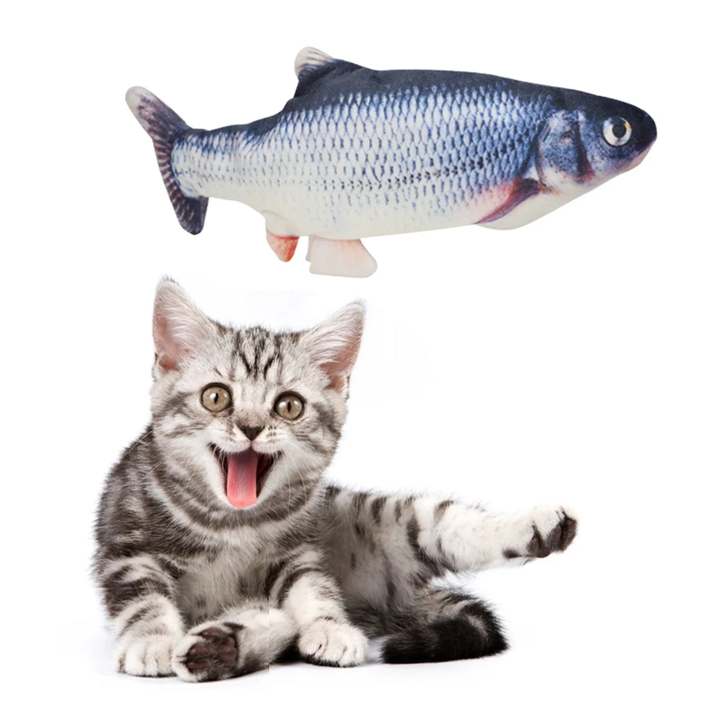 Interactive Electric Fish Cat Toy