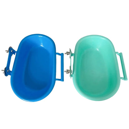 Screw Bird Bathtub for Parrots Birdcage Hanging Shower Basin Parrot Bathing Tray Cage Bathing Tub for Various Size Bird