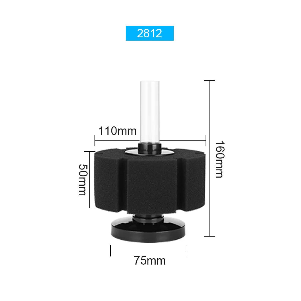 Water Fairy Biochemical Cotton Filter  SG-2810 SG-2811 Mini Fish Tank Pneumatic Filter Silent Narcissus Sponge Filter Aquarium