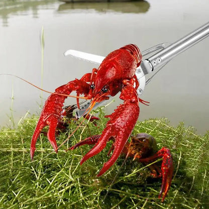 Multipurpose Foldable Snake Catcher Tongs Stainless Steel Wide Jaw Reptile Grabber Stick Tool Thick Catching Snakes
