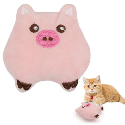 Cat Catnip Toy Built-in Catnip Interactive Cat Pillow Toy Relieve Stress Stuffed Plush Animal Pet Supplies Exercise Your Cat