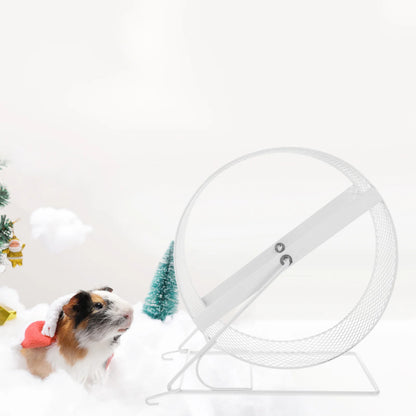 Scroll Wheel Toy Hamster Running Fitness Pet Cars Runner 21X15X23CM Iron Gerbil Quiet Roller