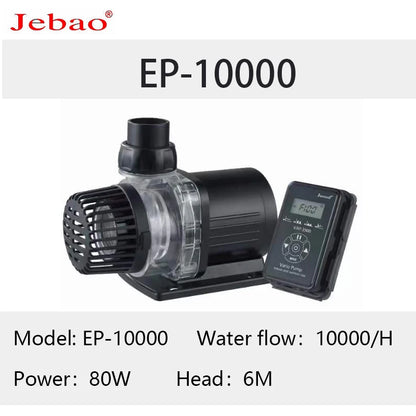 Jebao 2023 New Water Pump Ultra-quiet EP Submersible Water Pump Fountain Pump Filter Fish Pond Aquarium Bottom Suction Pump