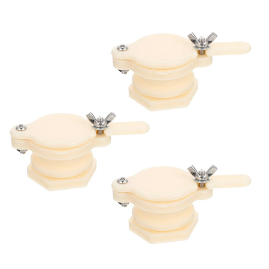 3 Pcs Honey Valve Extractor Gate Beekeeping Tools for Tap Abs Machine Plug Beekeeper