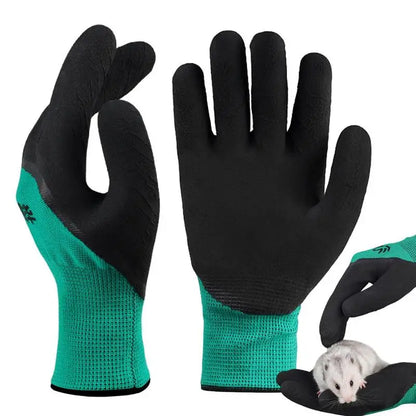 Pet Bite-resistant Gloves Anti Scratch Thickened Hand Protection Pet Training Assistant For Cats Dogs Squirrels Hamsters Birds